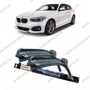 Set stergatoare parbriz BMW Seria 1 F20 2011-2019 Hatchback (5 usi) (sofer + pasager) BOSCH