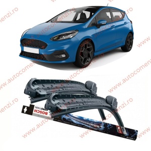 Set stergatoare parbriz FORD Fiesta VII 2017-2023 (sofer + pasager) BOSCH