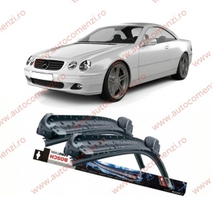 Set stergatoare parbriz MERCEDES CL C215 2000-2006 Facelift (sofer + pasager) BOSCH