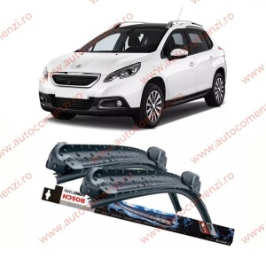 Set stergatoare parbriz PEUGEOT 2008 I 2013-2019 (sofer + pasager) BOSCH