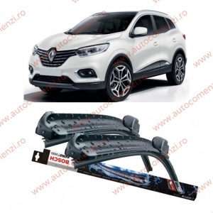 Set stergatoare parbriz RENAULT Kadjar 2015-2022 (sofer + pasager) BOSCH