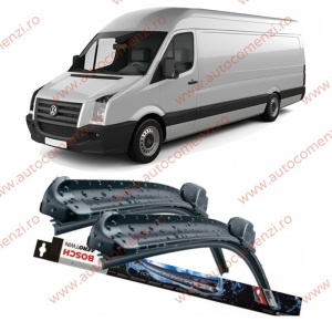 Set stergatoare parbriz VW Crafter I 2006-2017 (sofer + pasager) BOSCH