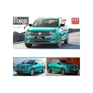 Capace oglinda tip BATMAN VW T-Cross 2018-prezent - negru lucios - BAT10139/C601-BAT2