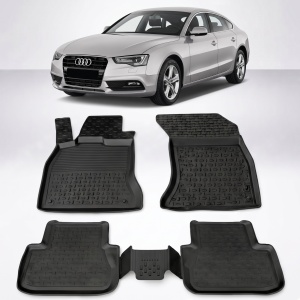 Covoare AUDI A5 I 2007-2017 Sportback - tip tavita - 100% cauciuc - SEINTEX