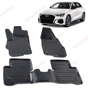 Covoare auto tavita AUDI A3 (8Y) 2020-prezent Mild Hybrid MHEV (5 bucati)