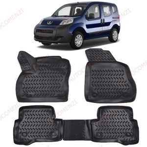 Covoare auto tavita PEUGEOT Bipper 2008-2017 (5 bucati)