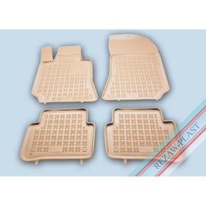 Covoare cauciuc MERCEDES CLS C218 2010-2018 - tip tavita - bej - REZAW PLAST