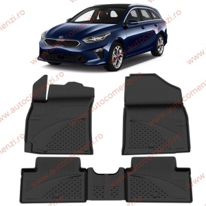 Covoare cauciuc tavita KIA Cee'D III 2018-prezent (Ultra SHL)