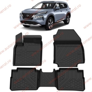 Covoare cauciuc tavita NISSAN X-Trail IV (T33) 2021-prezent (doar cu motor termic) (Ultra SHL)