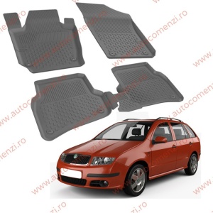 Covoare cauciuc tavita SKODA Fabia I 1999-2007 (Ultra SHL)