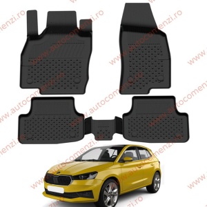Covoare cauciuc tavita SKODA Fabia IV 2021-prezent (Ultra SHL)