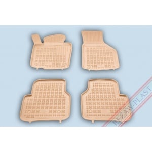 Covoare cauciuc VW Passat CC 2008-2017 - tip tavita - bej - REZAW PLAST