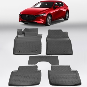 Covoare MAZDA 3 IV (BP) 2019-prezent - tip tavita - 100% cauciuc - SEINTEX