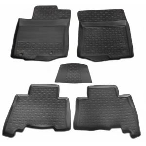 Covoare TOYOTA Land Cruiser Prado J150 2009-2023 (5 usi) - tip tavita - 100% cauciuc - SEINTEX
