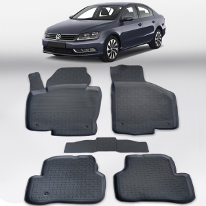 Covoare VW Passat B7 2010-2015 - tip tavita - 100% cauciuc - SEINTEX