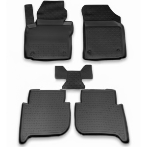Covoare VW Touran I 2003-2015 - tip tavita - tip tavita - 100% cauciuc - SEINTEX