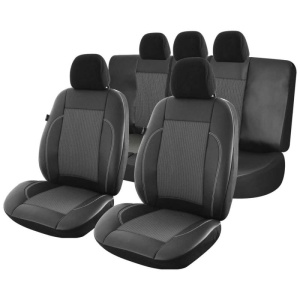 Huse scaune auto compatibile DACIA Logan II 2012-2020 / Exclusive Leather Lux (78939)