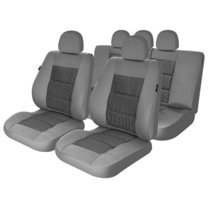 Huse scaune auto compatibile SEAT Leon II 2005-2012 PREMIUM LUX (Gri UMB1)