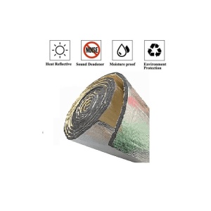 Material insonorizant aluminiu si spuma PE 10 mm / 1 metru x 1 metru