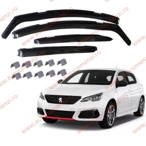 Paravanturi PEUGEOT 308 II 2013-2021 Hatchback/Scurt (set fata-spate)