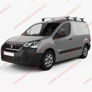 Set 3 bare portbagaj PEUGEOT Partner II 2008-2018 - ALUMINIU - fixare pe caroserie
