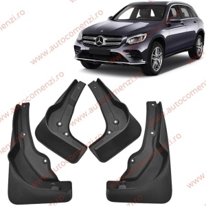 Set 4 aparatori noroi dedicate MERCEDES GLC X253 2015-2019 Pre-Facelift (FARA praguri si fara pachet AMG)