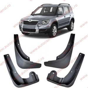 Set 4 aparatori noroi dedicate SKODA Yeti 2013-2017 Facelift