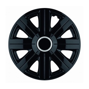 SET 4 CAPACE ROTI COSMOS NEGRU - 16 INCH