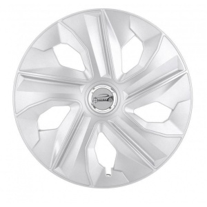 SET 4 CAPACE ROTI LUNA CU INEL CROMAT - 14 INCH