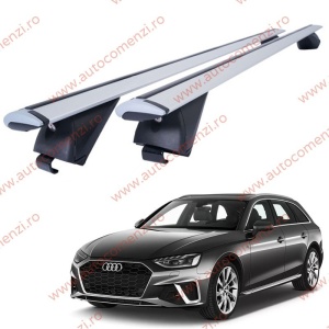 Set bare portbagaj AUDI A4 B9 (8W) 2016-2025 Combi - Wingbar - Aluminiu / cu cheie antifurt