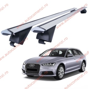 Set bare portbagaj AUDI A6 C7 2011-2018 Combi - Wingbar - Aluminiu / cu cheie antifurt