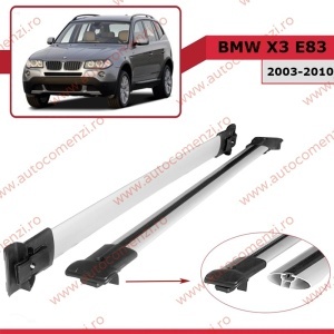 Set bare portbagaj BMW X3 E83 2003-2010 - KVO AERO