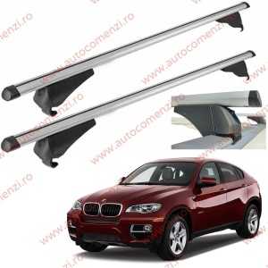 Set bare portbagaj BMW X6 E71 2008-2015 - Aluminiu / cu cheie antifurt