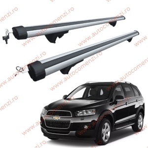 Set bare portbagaj CHEVROLET Captiva I 2006-2019 - Aluminiu / cu cheie antifurt - 120 cm