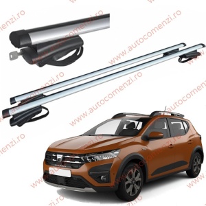 Set bare portbagaj cu cheie DACIA Sandero Stepway III 2020-prezent - ALUMINIU
