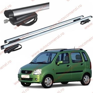 Set bare portbagaj cu cheie OPEL Agila A 2000-2007 - ALUMINIU