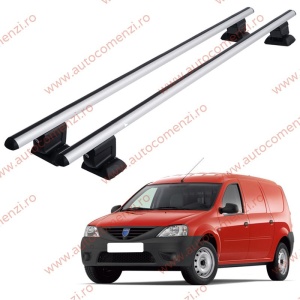Set bare portbagaj DACIA Logan Van 2007-2012 - cu cheie antifurt / Aluminiu