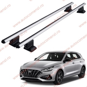 Set bare portbagaj HYUNDAI i30 III 2016-prezent Hatchback - cu cheie antifurt / Aluminiu