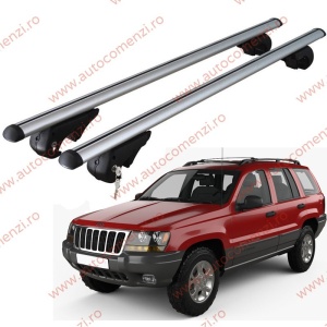 Set bare portbagaj JEEP Grand Cherokee (WJ) 1999-2005 - cu cheie antifurt / Aluminiu - 120 cm
