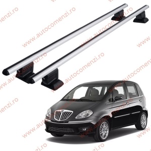 Set bare portbagaj LANCIA Musa 2004-2012 - cu cheie antifurt / Aluminiu