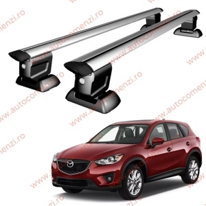 Set bare portbagaj MAZDA CX-5 I 2012-2017 - Wingbar - cu cheie antifurt / Aluminiu