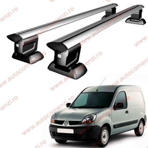 Set bare portbagaj RENAULT Kangoo I 1997-2009 - Wingbar - cu cheie antifurt / Aluminiu