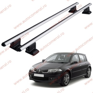 Set bare portbagaj RENAULT Megane II 2002-2008 Sedan / Hatchback - cu cheie antifurt / Aluminiu
