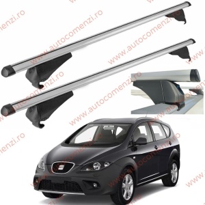 Set bare portbagaj SEAT Altea XL 2006-2015 - Aluminiu / cu cheie antifurt