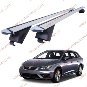 Set bare portbagaj SEAT Leon III (5F) 2012-2020 Combi - Wingbar - Aluminiu / cu cheie antifurt