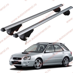 Set bare portbagaj SUBARU Impreza II 2000-2007 - cu cheie antifurt / Aluminiu - 120 cm