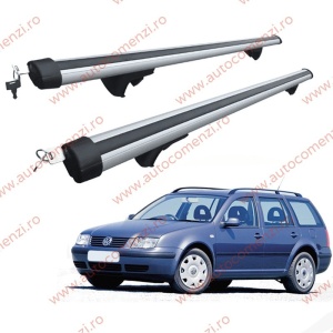 Set bare portbagaj VW Bora 1999-2006 Combi - Aluminiu / cu cheie antifurt - 120 cm