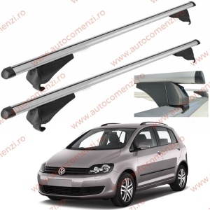 Set bare portbagaj VW Golf Plus 2004-2014 - Aluminiu / cu cheie antifurt