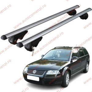 Set bare portbagaj VW Passat B5 1997-2005 Combi - cu cheie antifurt / Aluminiu - 120 cm