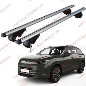 Set bare portbagaj VW Tiguan III 2024-prezent - cu cheie antifurt / Aluminiu - 120 cm